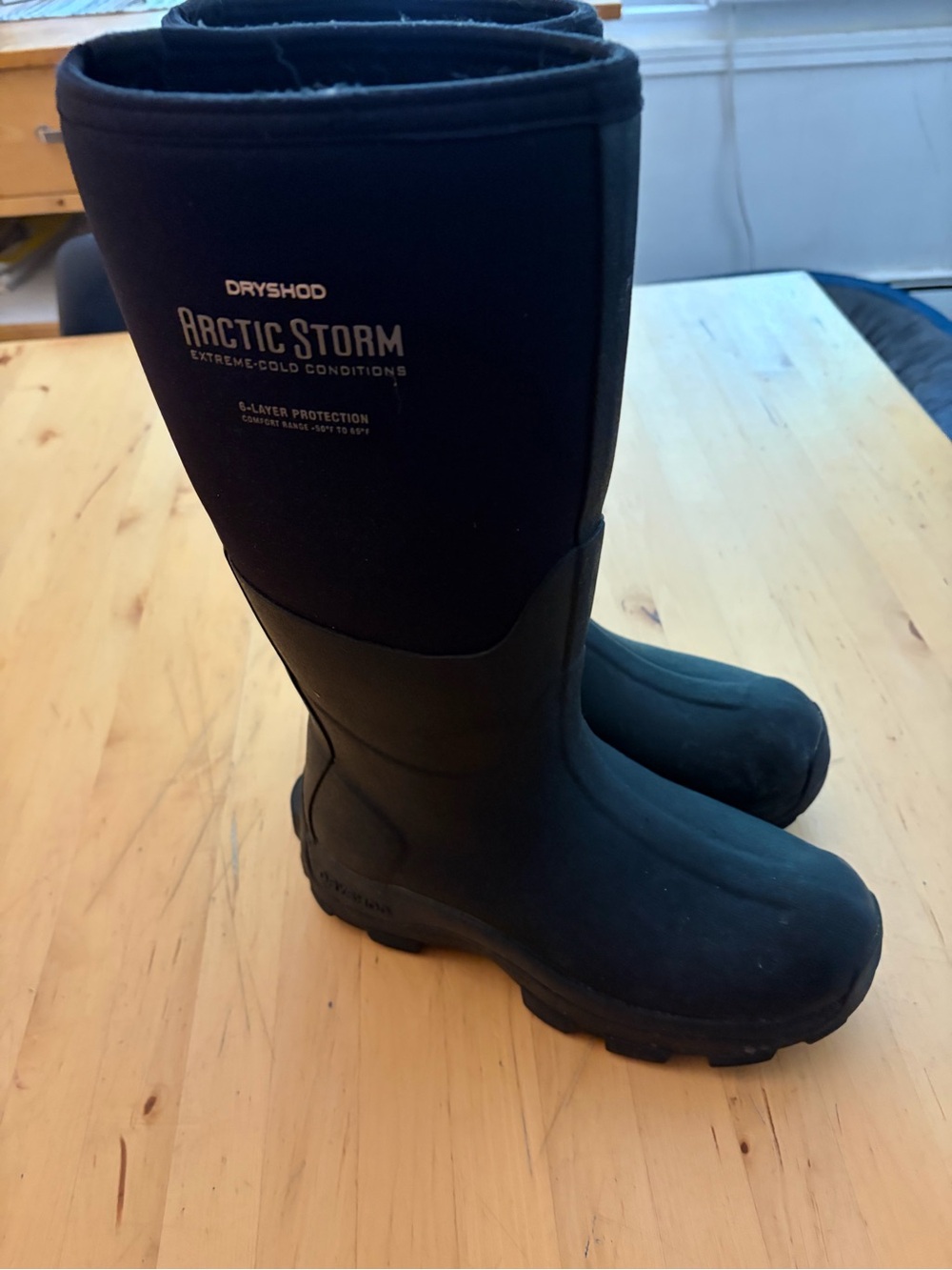 Bogs Black Arctic Storm Tall Winter Rain Boots